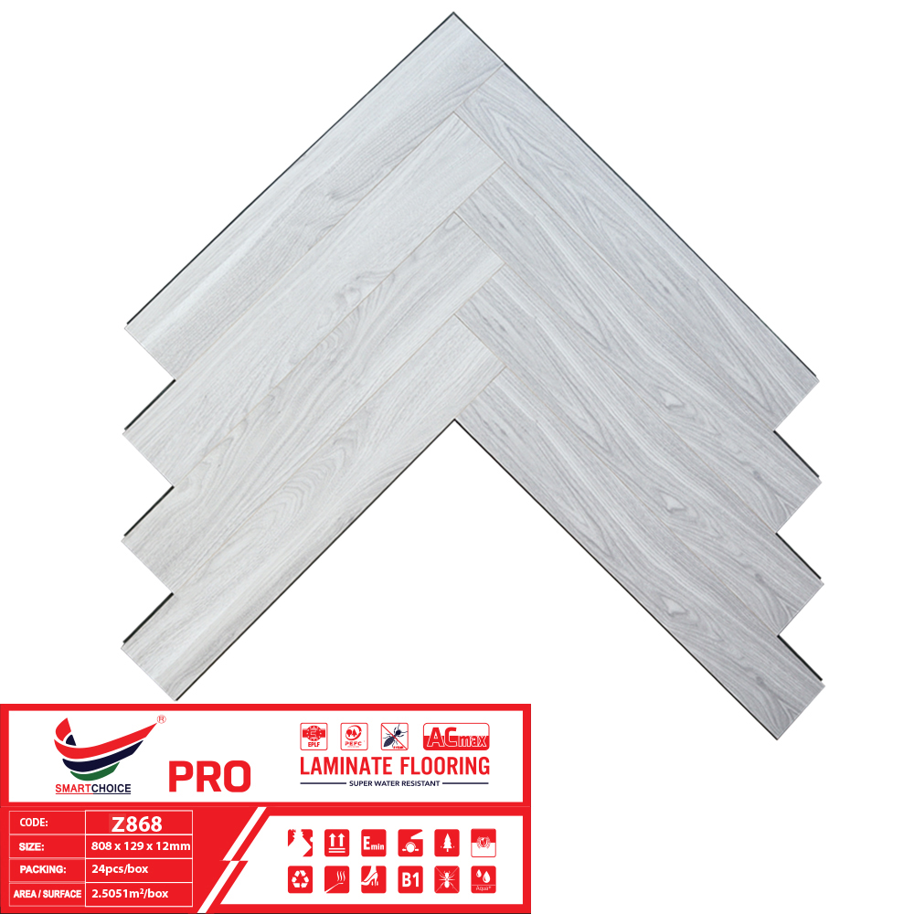 Sàn gỗ Xương cá 12mm Z868